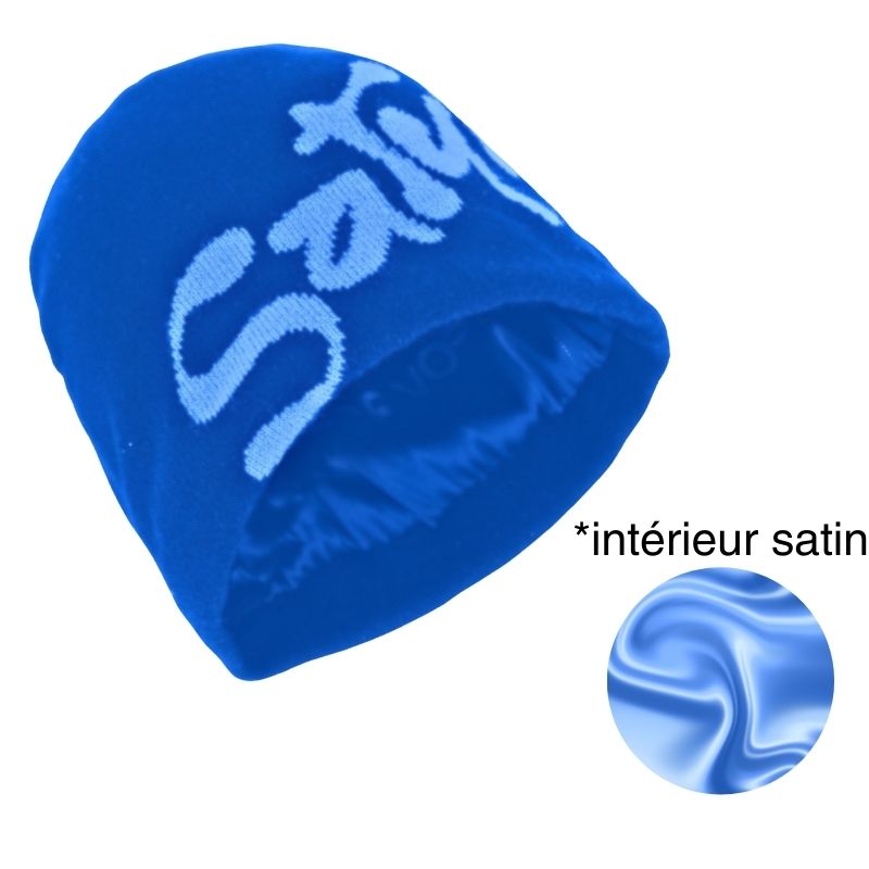 SatynBeanie – Innenseite aus Satin