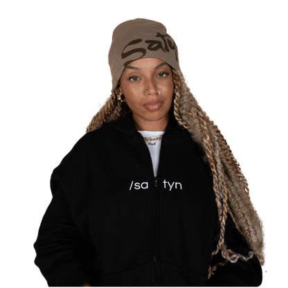 SatynBeanie – Innenseite aus Satin