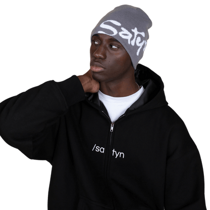 SatynBeanie – Innenseite aus Satin