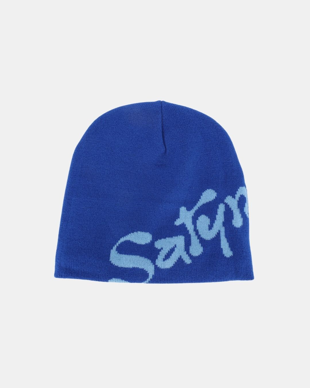 SatynBeanie Blue - Satijnen binnenkant