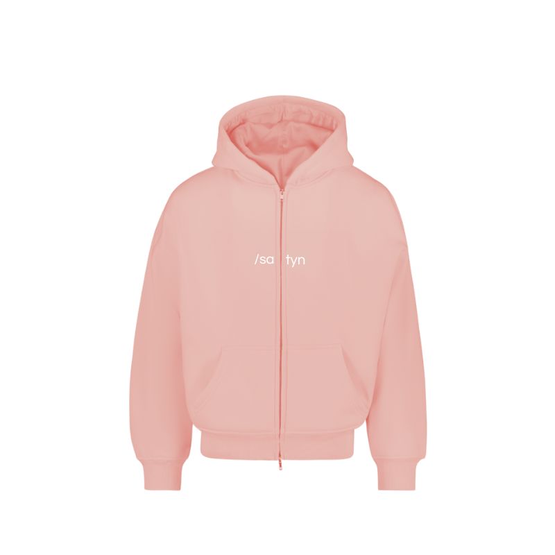 Hoodie Zip /satyn - Satin hood